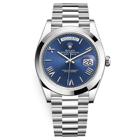 rolex day date for men platinum rehaut romans price